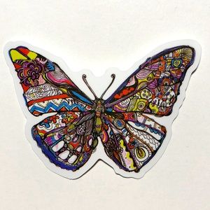 3/$5 of DIFFERENT stickers with this 1 OR make your own bundle BUTTERFLY geo art